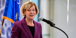 Image: Sen. Tammy Baldwin, D-Wis.,