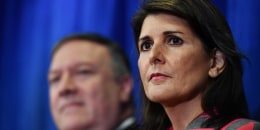 Nikki Haley Mike Pompeo