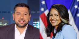 Ayman Mohyeldin and Tulsi Gabbard 