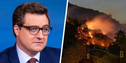 Chris Hayes; Palisades fire