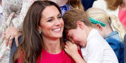 Catherine, Duchess of Cambridge and Prince Louis of Cambridge.