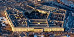 The Pentagon is seen from above