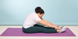 seated forward fold