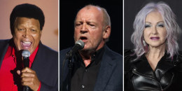 Chubby Checker, Joe Cocker y Cyndi Lauper 