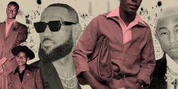 Photo Illustration: Lebron James and Pharrell Williams