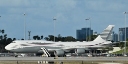 A Qatari Boeing 747