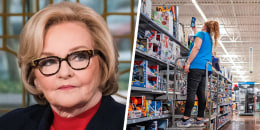 Former Sen. Claire McCaskill; Walmart