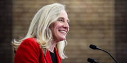 Virginia Gubernatorial Candidate Abigail Spanberger Speaks At An Everytown For Gun Safety Rally