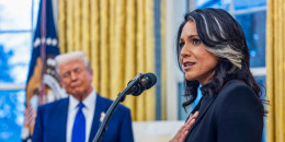 President Trump Swears-In Tulsi Gabbard.