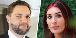 Vice President J.D. Vance and Laura Loomer.
