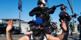 Image: Protests Erupt In L.A. County, Sparked By Federal Immigration Raids