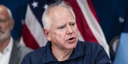 Tim Walz speaks