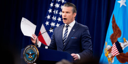 Image: DOD Secretary Hegseth And Chairman Of The Joint Chiefs Caine Brief On Iran Strike