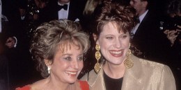 John Warner, Barbara Walters and her daughter Jacqueline Guber in 1992.