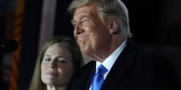 Donald Trump and Amy Coney Barrett