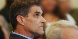 Defendant Dan Serafini listens as a guilty verdict is delivered on July 14, 2025