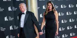 Donald Trump and Melania Trump.