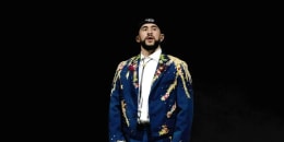 Bad Bunny en un concierto