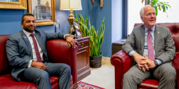Kash Patel and John Cornyn.