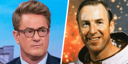 Joe Scarborough and astronaut Jim Lovell