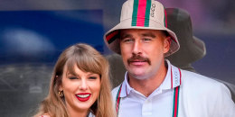 Taylor Swift and Travis Kelce.