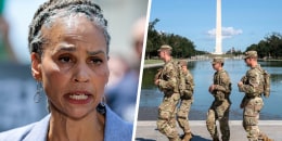 Maya Wiley, president and CEO of the Leadership Conference on Civil and Human Rights; National Guard in D.C.