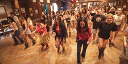 More than 100 people saddled up for lessons with 25-year-old Julia Wortman and friends Taylor Thayer and Karli Manship.