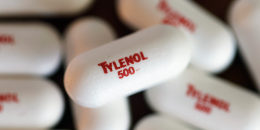 Tylenol caplets.