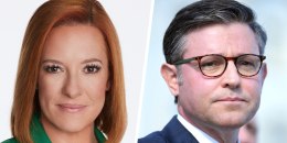  Jen Psaki; Mike Johnson.