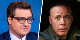 Chris Hayes; Gregory Bovino, US Border Patrol's commander-at-large.