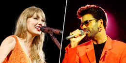 split of Taylor Swift and the late great George Michael