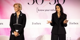 Mika Brzezinski and Huma Abedin.