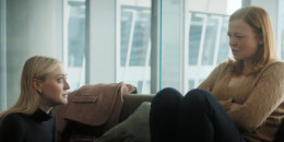 Dakota Fanning as Jenny and Sarah Snook as Marissa Irvine on "All Her Fault."