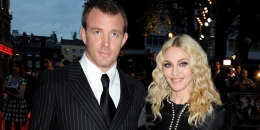 Guy Ritchie and Madonna at the world film premiere of "RocknRolla" at Odeon West End on Sept. 1, 2008 in London.