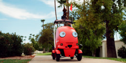 Dot, DoorDash's first autonomous delivery robot 