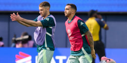 Selección Mexicana / Santiago Giménez y Luis Chávez 