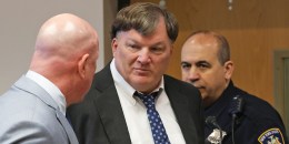 Rex Heuermann with his attorney in court on April 8, 2026. 