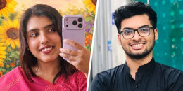 University of South Florida students Nahida S. Bristy and Zamil Limon.