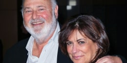 Director Rob Reiner (L) and wife Michele Singer.