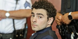 Luigi Mangione attends a court hearing