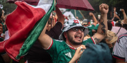 Fans of Mexico Gather At Angel De La Independencia To Celebrate Their Victory In The 2026 FIFA World Cup Inaugural Match Against South Africa
