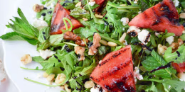 Image: Grilled watermelon salad