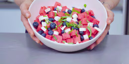 Red, White and Blue Watermelon Salad