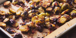 These roasted Brussels sprouts can be served hot or cold.
