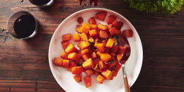 Roasted butternut squash with maple syrup recipe