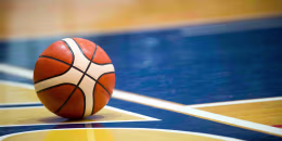 Close-Up Of Ball On Sports Court
