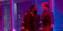 John David Washington and Robert Pattinson in "Tenet."