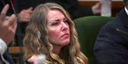 Image: Lori Vallow Daybell sits during her sentencing hearing at the Fremont County Courthouse in St. Anthony, Idaho on July 31, 2023.