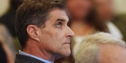 Defendant Dan Serafini listens as a guilty verdict is delivered on July 14, 2025