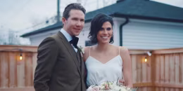 A screenshot from the wedding video of Spencer Tepe and his wife Monique Tepe, who were found dead from gunshot wounds in their Columbus, Ohio home on Dec 30th.